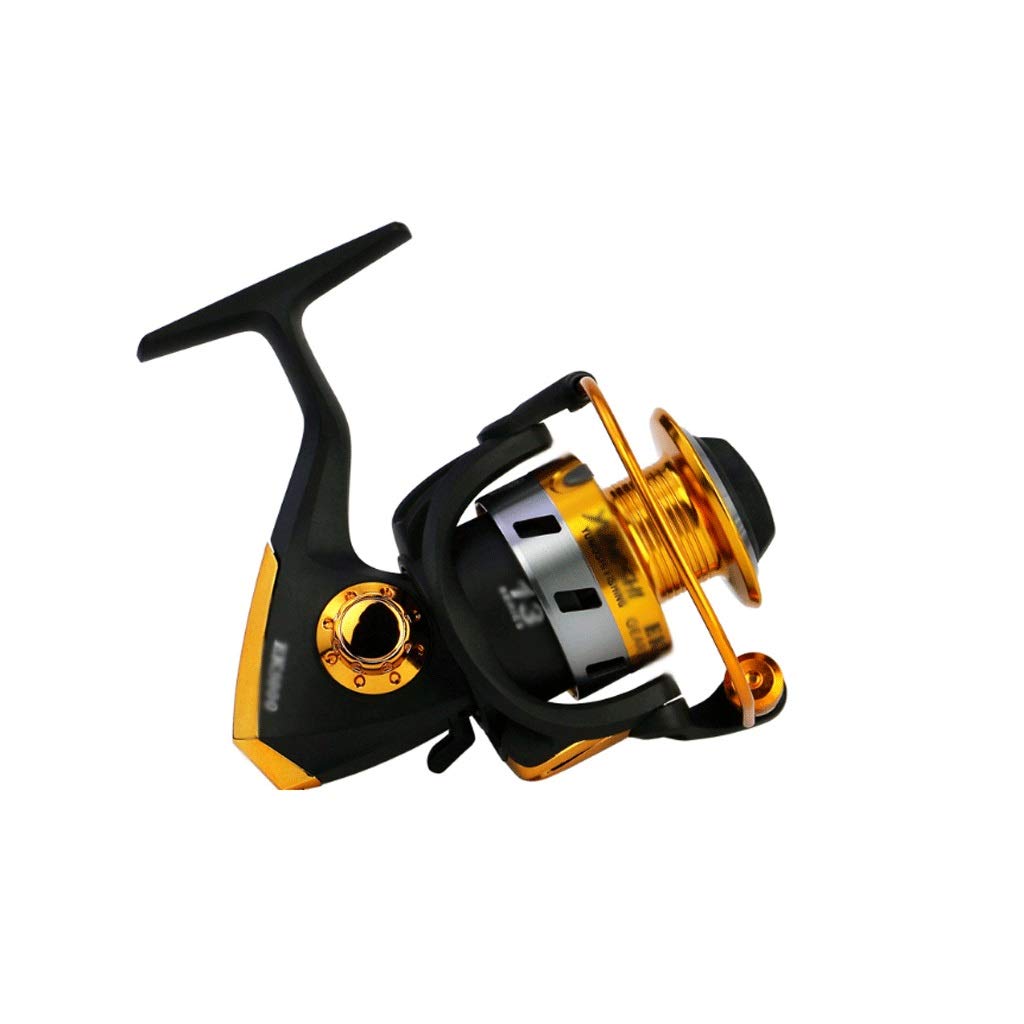 UXZDX CUJUX Full Metal Fishing Reel - Saltwater & Freshwater Spinning Reel with Left/Right Hand Interchangeable Design for Surf, Pier, and Deep Sea Fishing