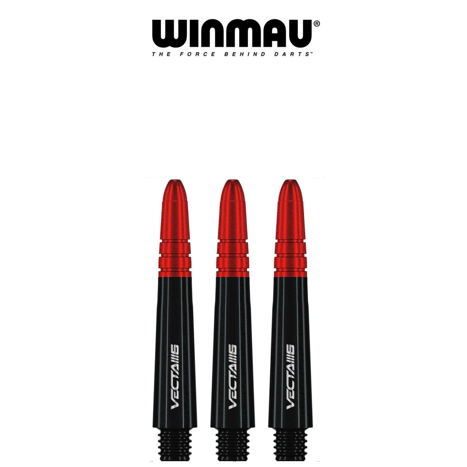 WINMAU Vecta Composite Dart Shafts - Short Blade 6 Pack | Professional Darts Accessories for Precision Play | Perfect for Tournaments, Pubs & Home Practice
