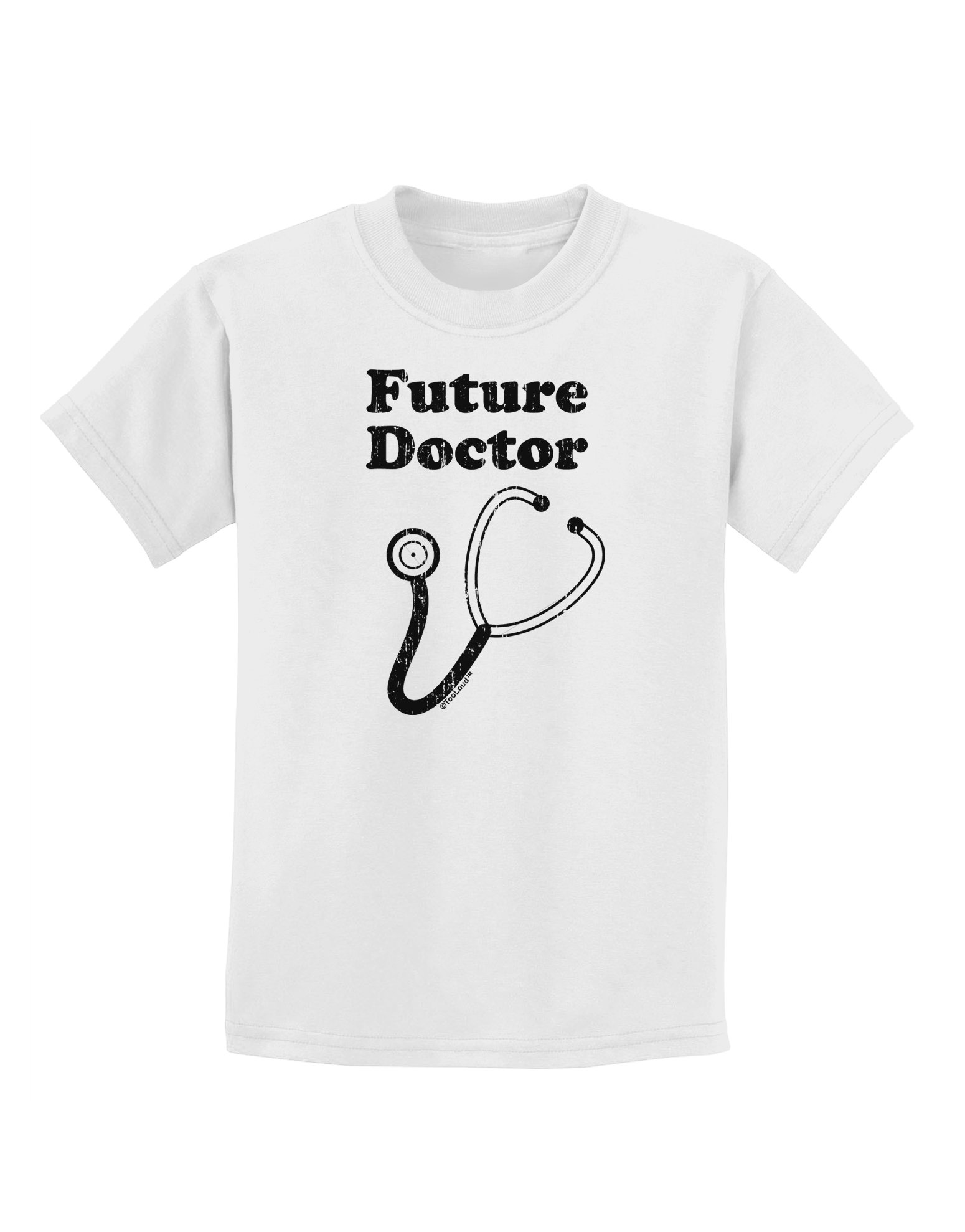 Future Doctor Distressed Graphic T-Shirt for Kids - Funny Medical Career Tee - Perfect for Aspiring Young Doctors & Medical School Students