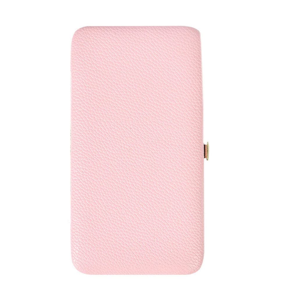 SaditY Small Pink Case for Tweezers & Makeup Brushes - Portable Individual Storage Organizer for Eyelash Extensions Tools, Tweezers, and Beauty Accessories - Perfect for Travel, Salon, and Home Makeup Organization