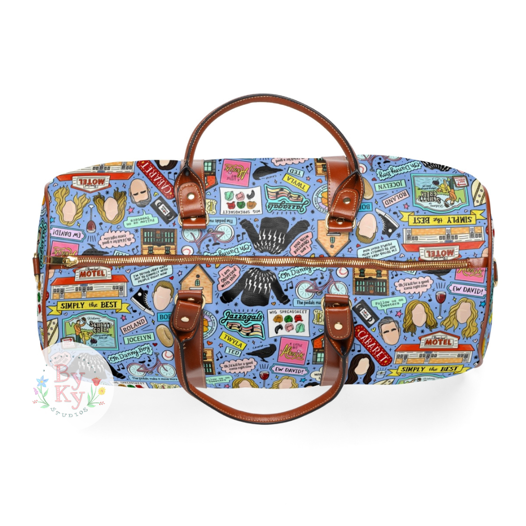 Schitt's Creek Waterproof Duffle Bag - Travel & Gym Tote for Men & Women | Beach, Camping & Sports Gear
