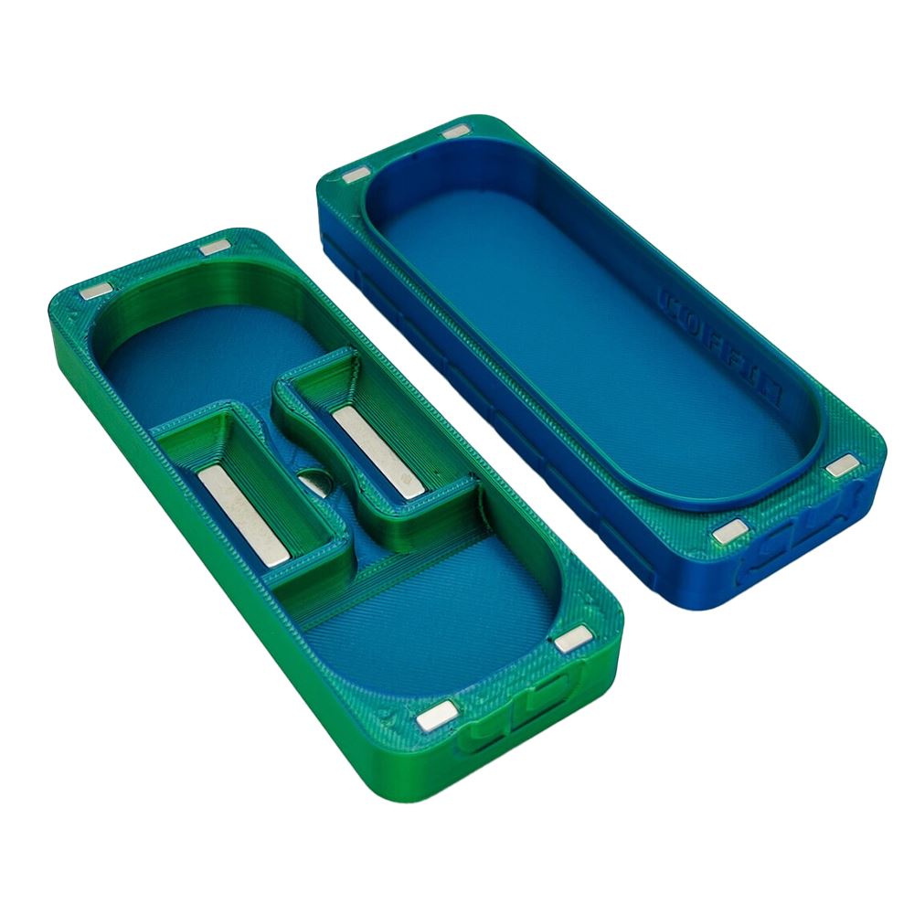Premium Fingerboard Coffin Case - Durable Skateboard Mini Ramp for Finger Tricks & Stunts | Perfect for Skaters, Collectors & Office Desk Fun