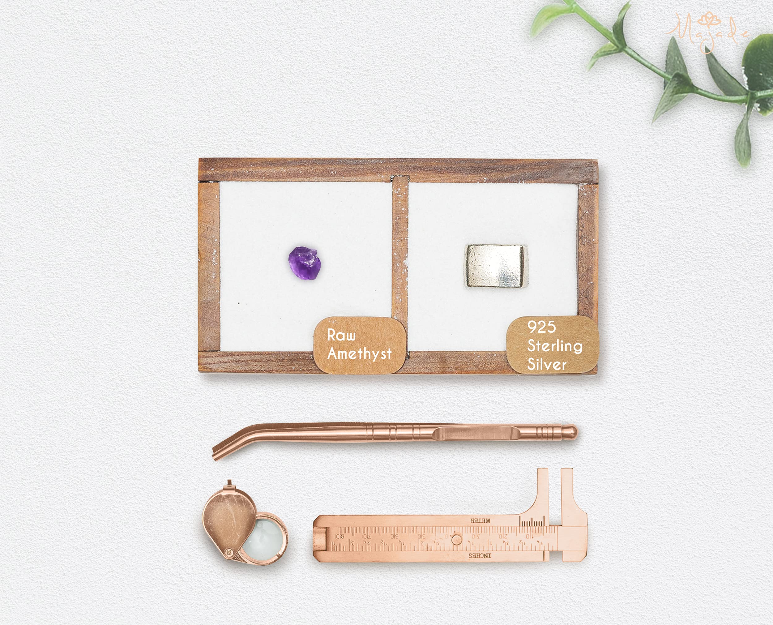 Raw Amethyst Silver Spoon Necklace - February Birthstone Rough Amethyst Pendant for Women - Minimalist Boho Jewelry - Perfect for Valentine's Day Gifts & Everyday Wear