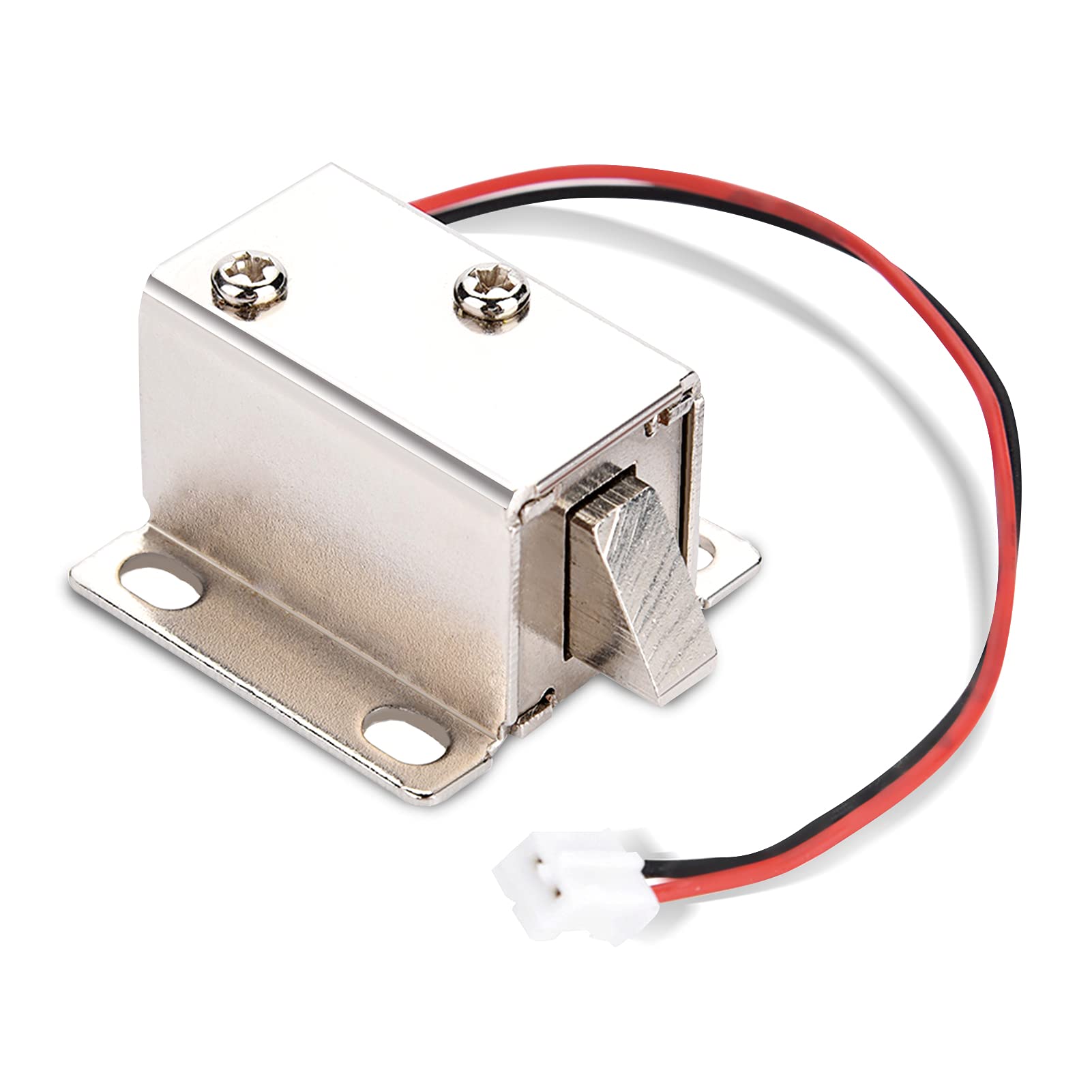 12V DC Mini Electromagnetic Solenoid Lock - Secure Cabinet & Drawer Safety Lock for Home & Office Access Control | Ideal for Doors, Cabinets, Drawers & Smart Security Systems