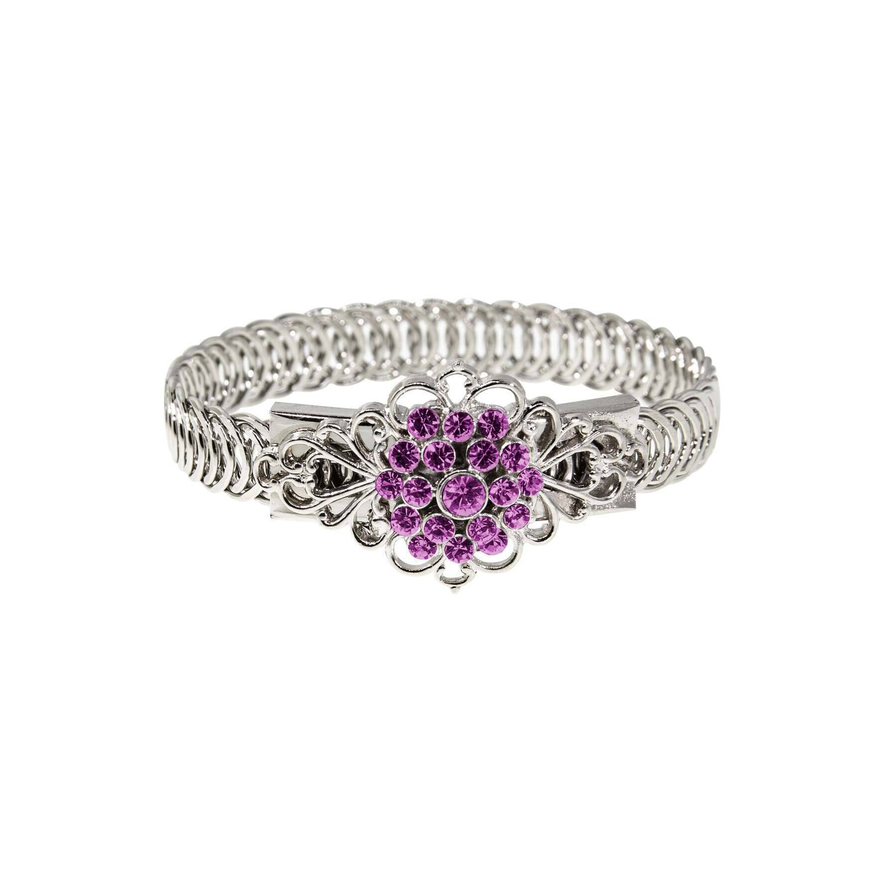 1928 Jewelry Crystal Flower Overlay Belt Bracelet - Vintage Style Rhinestone Waist Chain for Women - Perfect for Weddings, Parties, and Evening Dresses