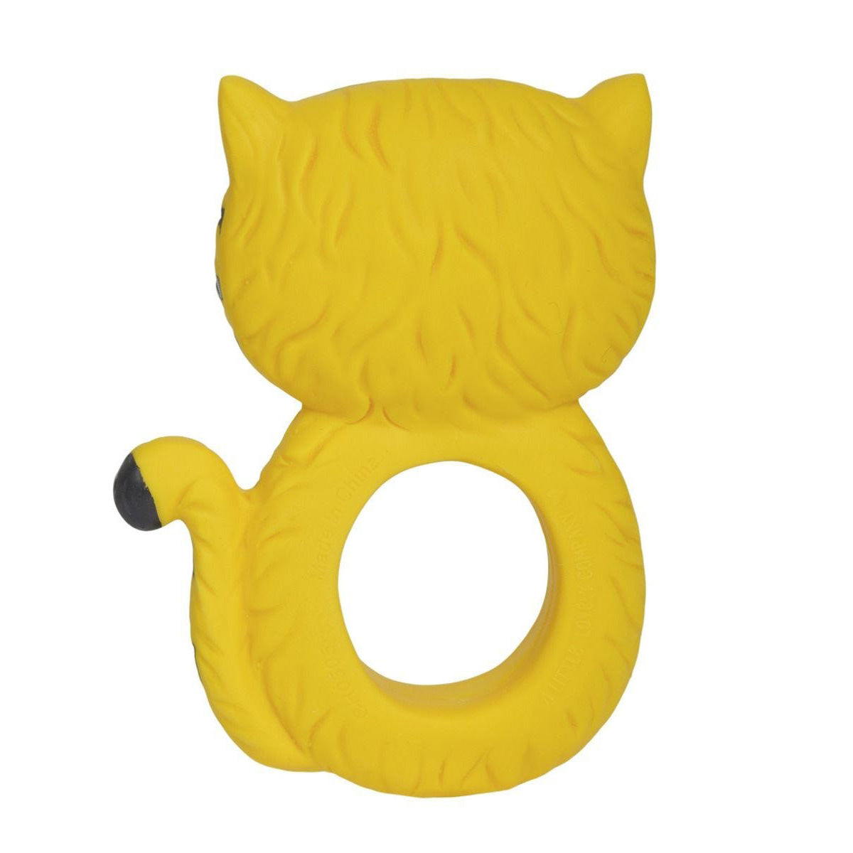 A Little Lovely Company Teether Ring - Cute Tiger Design Baby Teething Toy for Soothing Sore Gums | Perfect for Infants 6-12 Months, BPA-Free & Easy to Hold | Ideal for Home, Travel, and Daycare Use