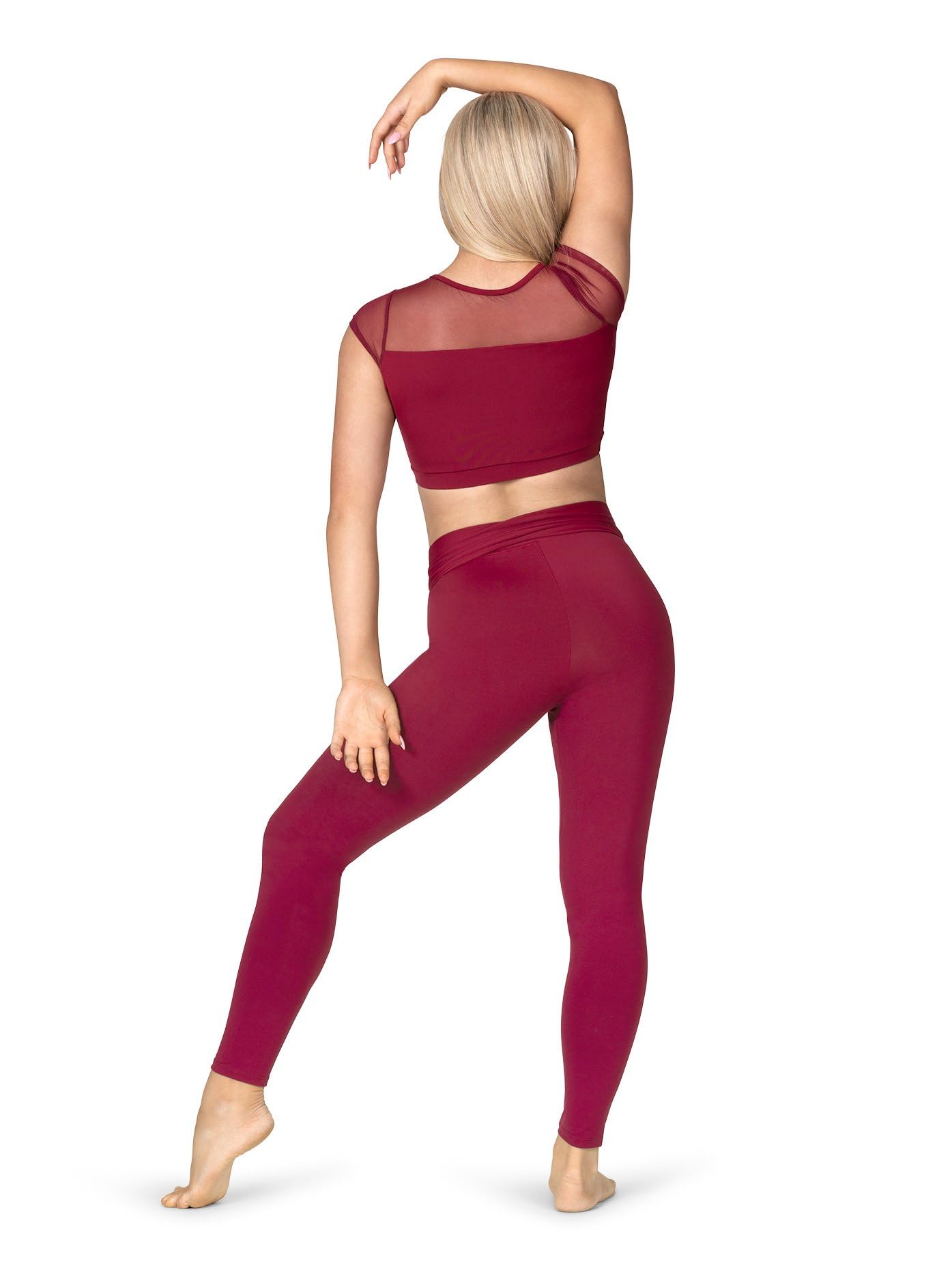 Women's High Waist Compression Leggings for Yoga, Workout & Dance - Tummy Control Fitness Pants for Running, Gym & Activewear