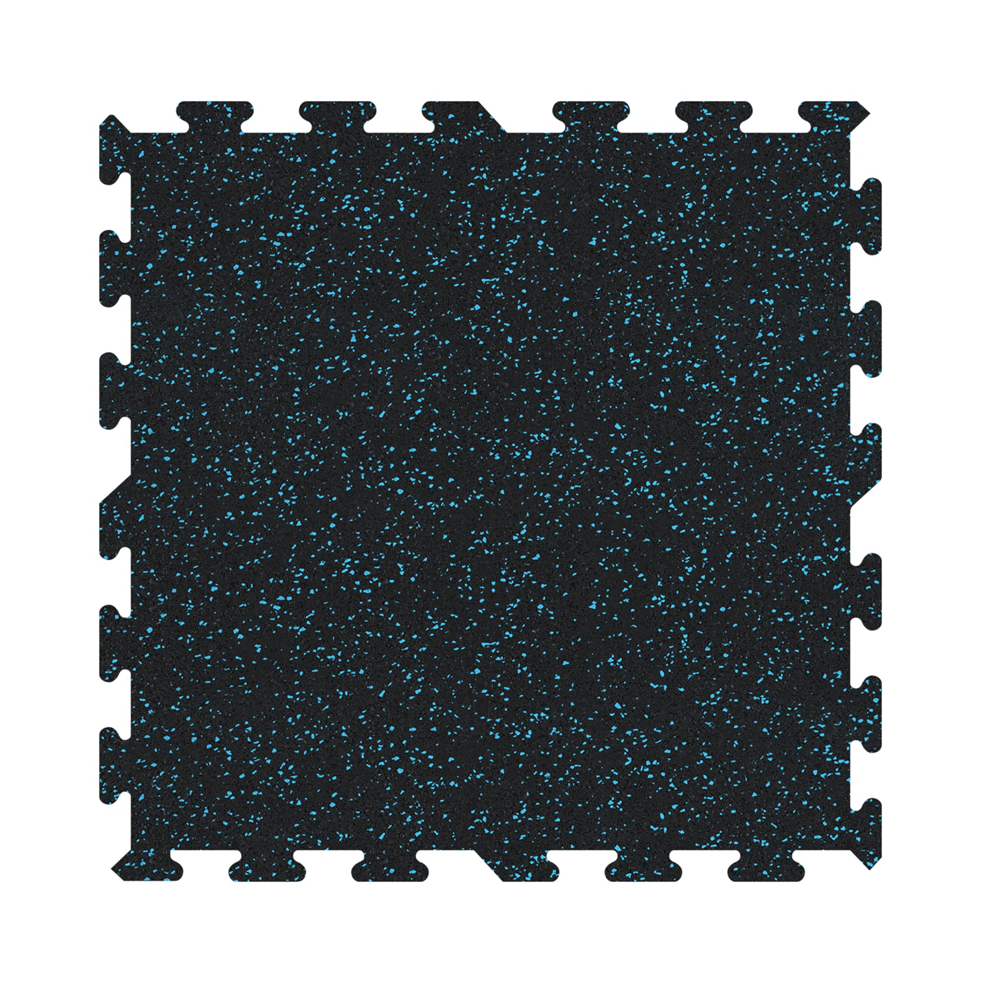 IncStores 8mm Thick Interlocking Rubber Floor Tiles (23x23 Inch) - Durable Gym Mats for Home Workouts, Exercise Equipment Protection & Fitness Room Flooring - Perfect for Home Gyms, Yoga Studios & Play Areas