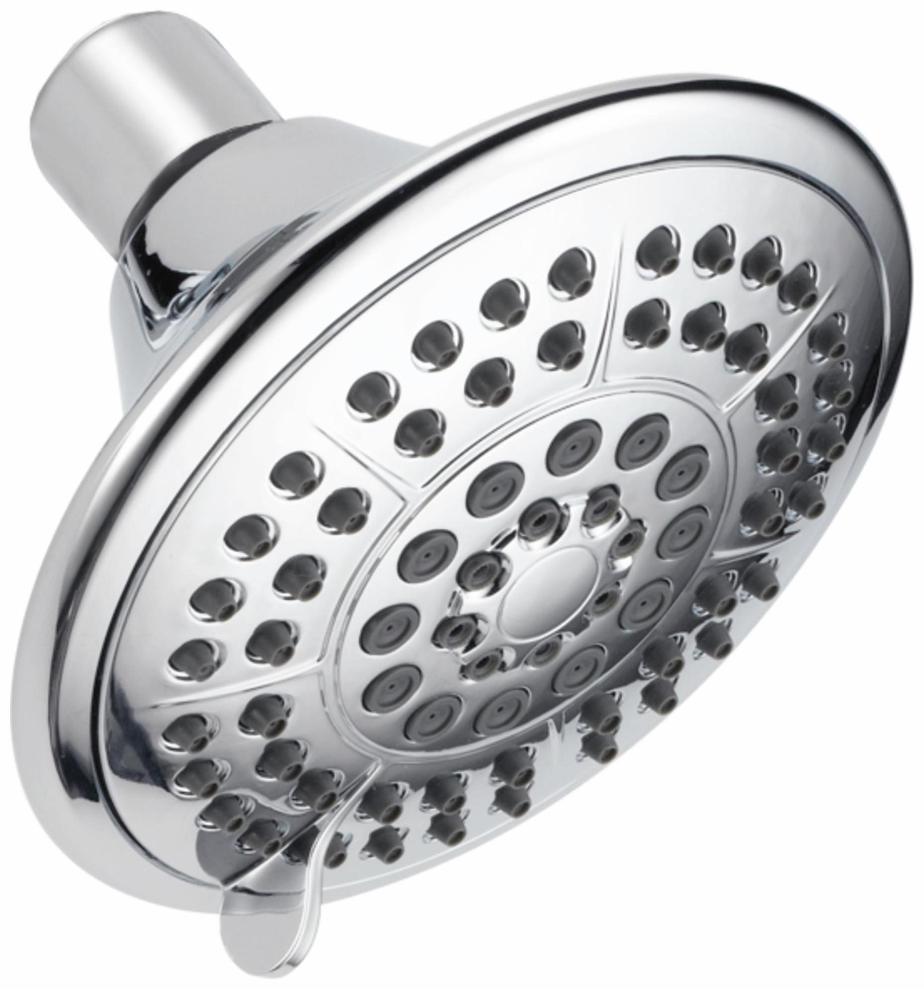 Delta RP78575 5-Setting Touch-Clean Shower Head with Chrome Finish - Perfect for Bathroom Renovation & Spa-Like Shower Experience