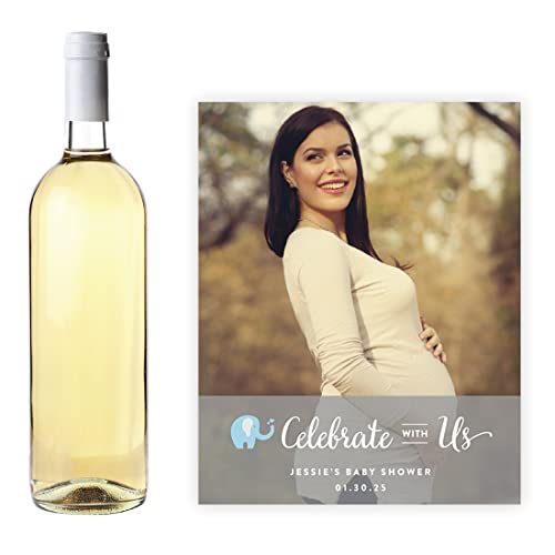 Photo Labels Wine Bottle