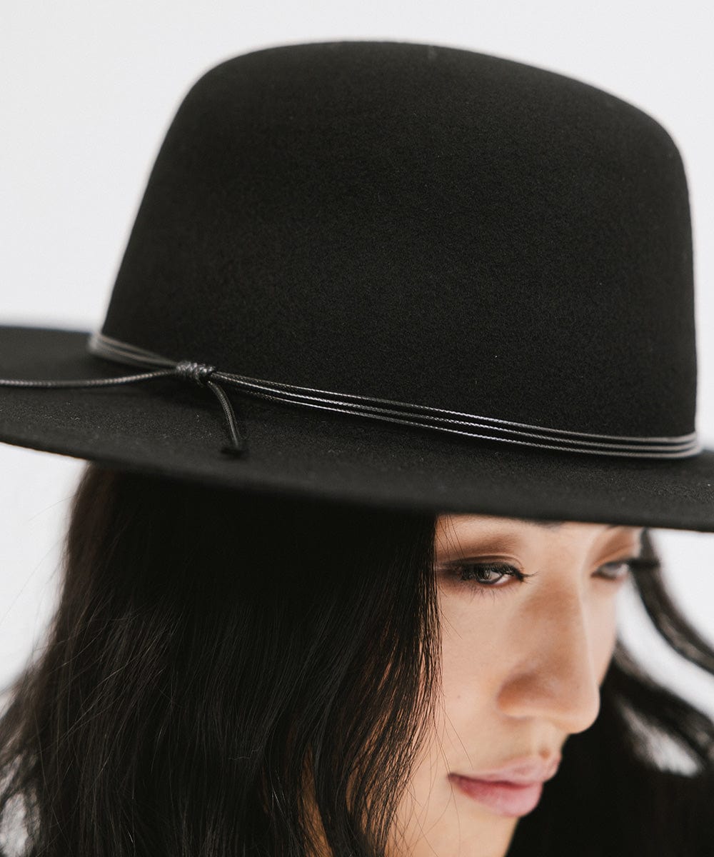 Rue Open Crown Hat - Stylish Summer Sun Hat for Women, Wide Brim Floppy Hat for Beach, Garden & Outdoor Activities