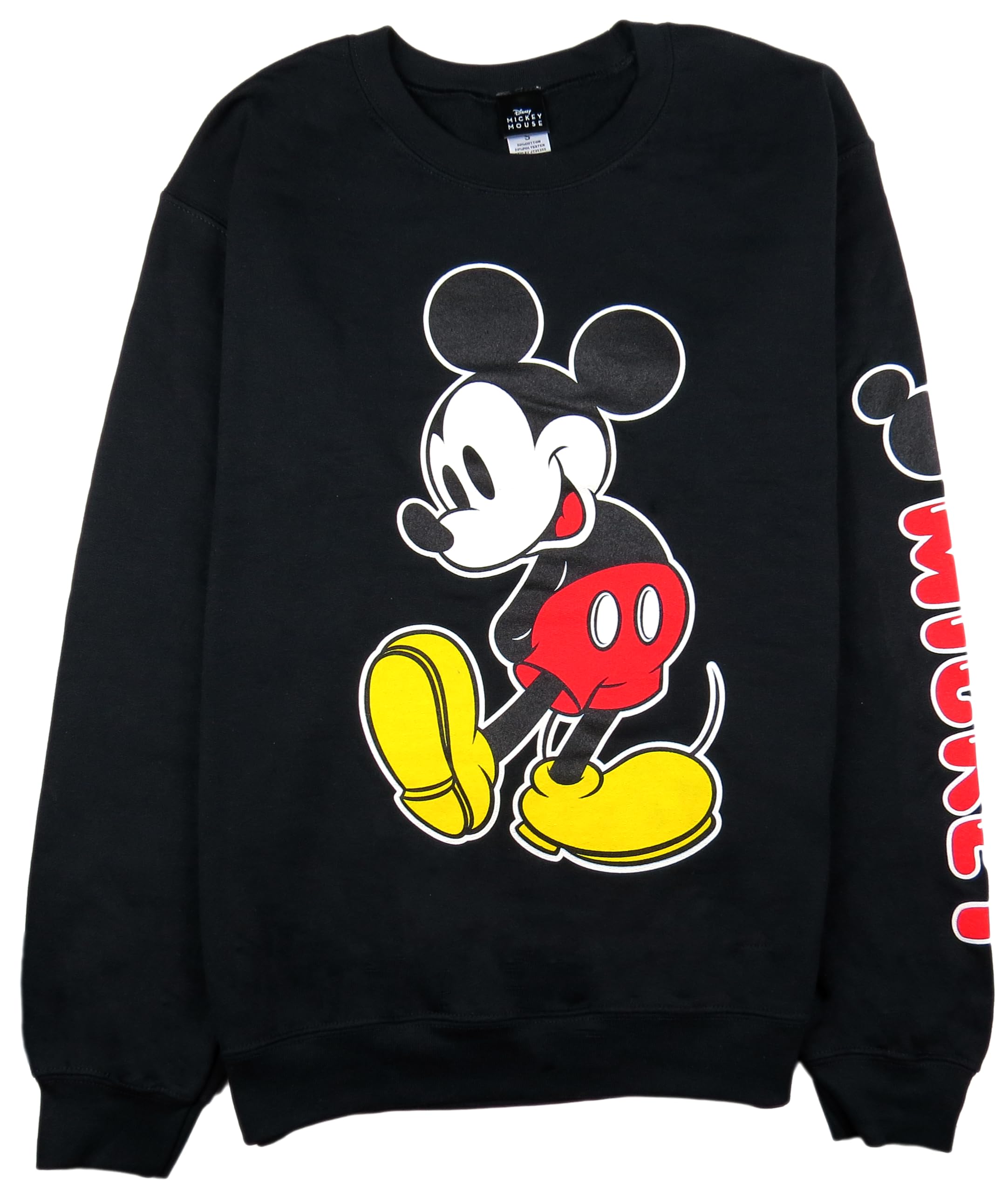 Disney Mickey Mouse & Minnie Mouse Pullover Sweatshirt - Cute Couple Hoodie for Disney Fans, Unisex Cotton Fleece Sweatshirt for Casual Wear, Theme Parks & Disney Vacations