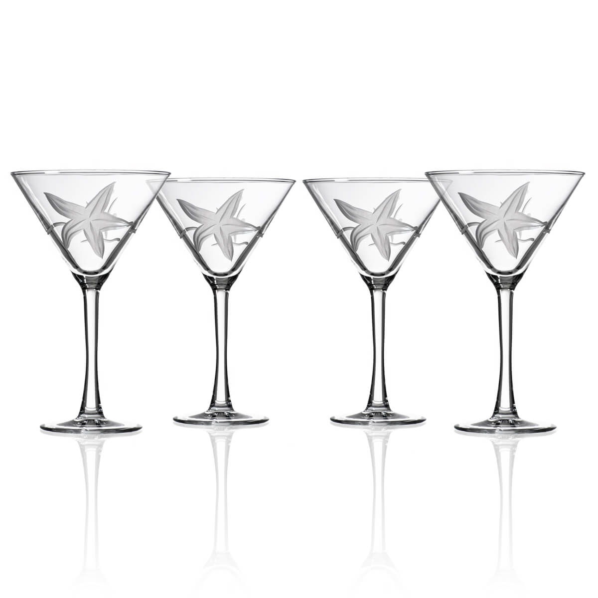 Premium Starfish 10oz Martini Glasses Set - 12 Pack for Cocktails, Wine, and Beverages | Perfect for Parties, Bars, and Home Entertaining