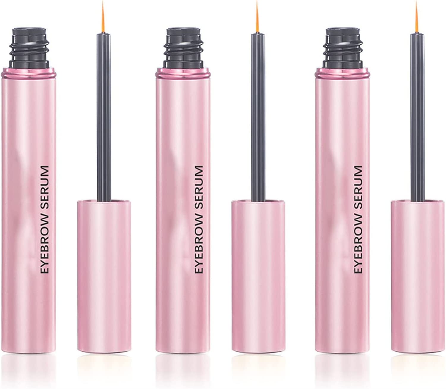 Enteriya Eyelash Growth Serum & Eyebrow Enhancer - 3 Pack for Fuller, Longer & Stronger Lashes & Brows | Natural Lash Serum with Advanced Formula | Perfect for Nighttime Care & Special Occasions
