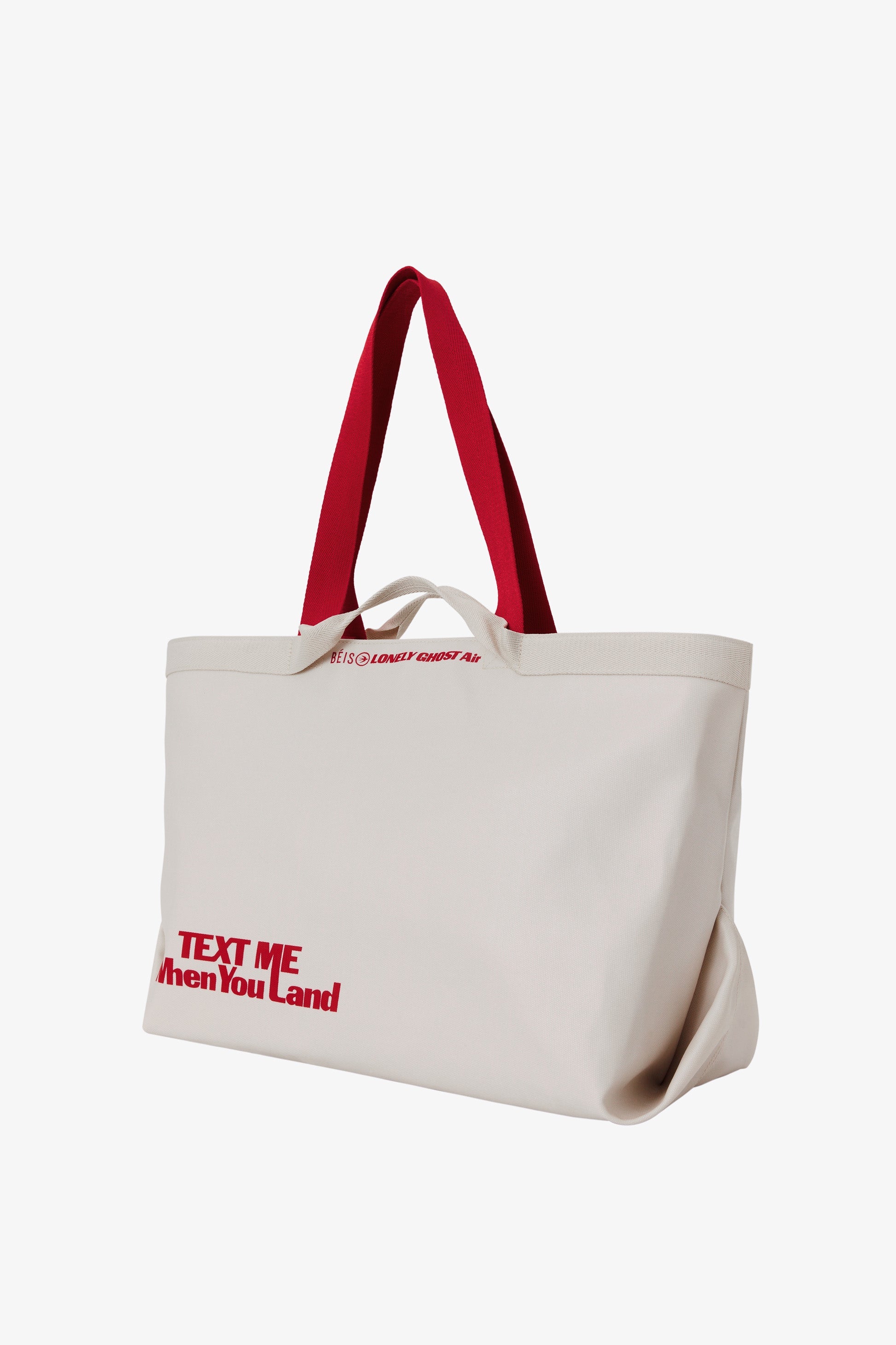 Premium Ghost White Travel Tote Bag - Waterproof & Spacious Carryall for Women | Perfect for Weekend Getaways, Beach Trips & Airplane Travel