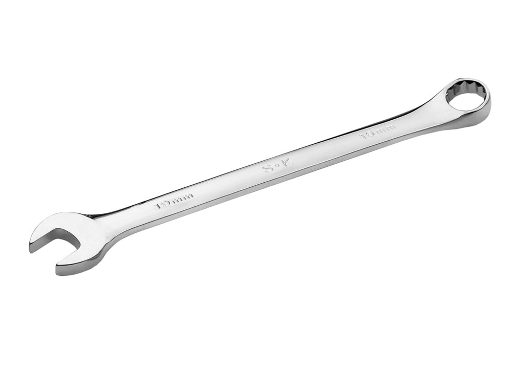 30mm 12-Point Metric Combination Chrome Wrench - Professional Automotive & Industrial Tool for Tightening Bolts and Nuts