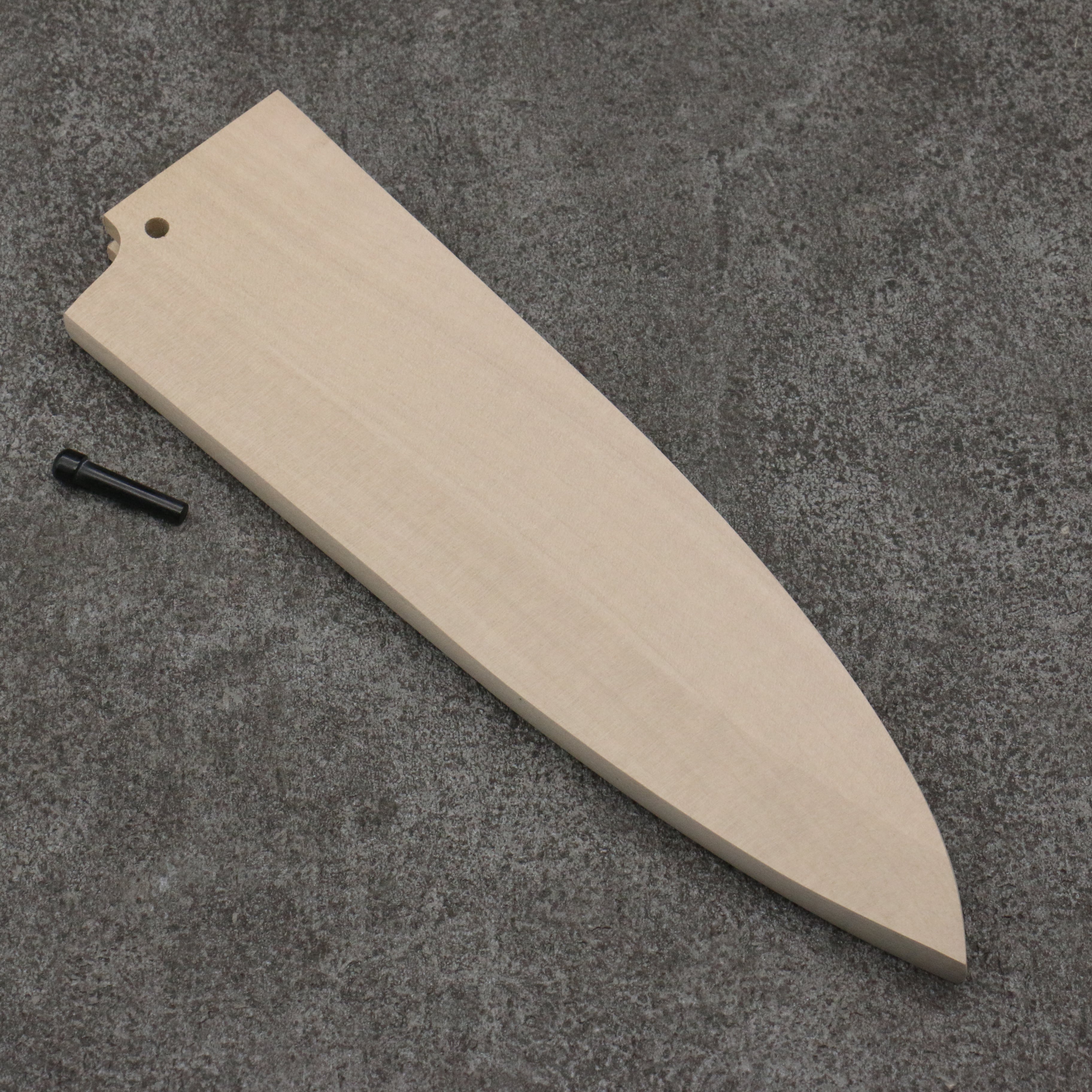 180mm Funayuki Knife Magnolia Sheath with Plywood Pin by Kaneko - Perfect for Japanese Kitchen Knives, Outdoor Cooking & Camping