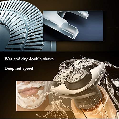 **4-in-1 Electric Razor for Men - USB Rechargeable & Waterproof Multifunctional Shaver Kit with Nose Hair Trimmer - Perfect for Travel, Gym & Daily Grooming**