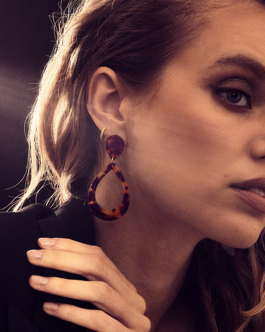 Handmade Resin Teardrop Earrings for Women - Lightweight Dangle Jewelry Gift for Birthday, Wedding & Party | Boho Chic Accessories for Everyday Wear