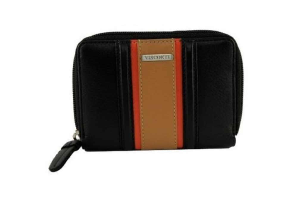 Visconti Women's Soft Leather Coin Purse Wallet - Small Slim RFID Blocking Card Holder for Credit Cards, Cash & Coins | Perfect for Travel, Shopping & Everyday Use