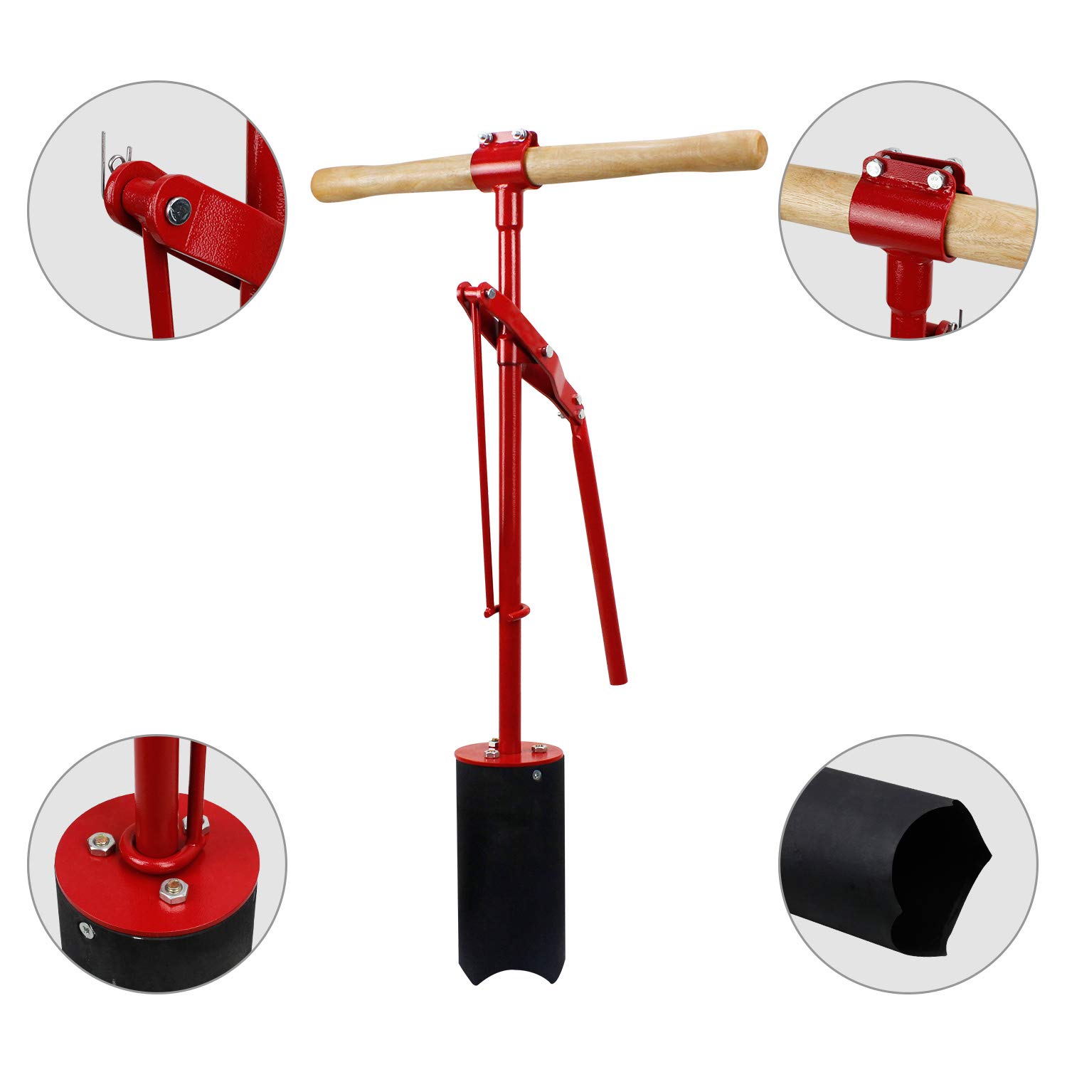 MYKUJA Golf Hole Cutter - Manual Lever Action Putting Green Hole Punch Machine for Golf Course Maintenance & Practice Greens | Perfect for Golf Course Construction, Backyard Putting Greens & DIY Golf Training