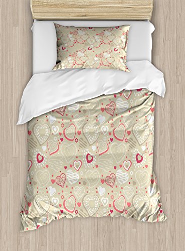Beige Dark Coral White