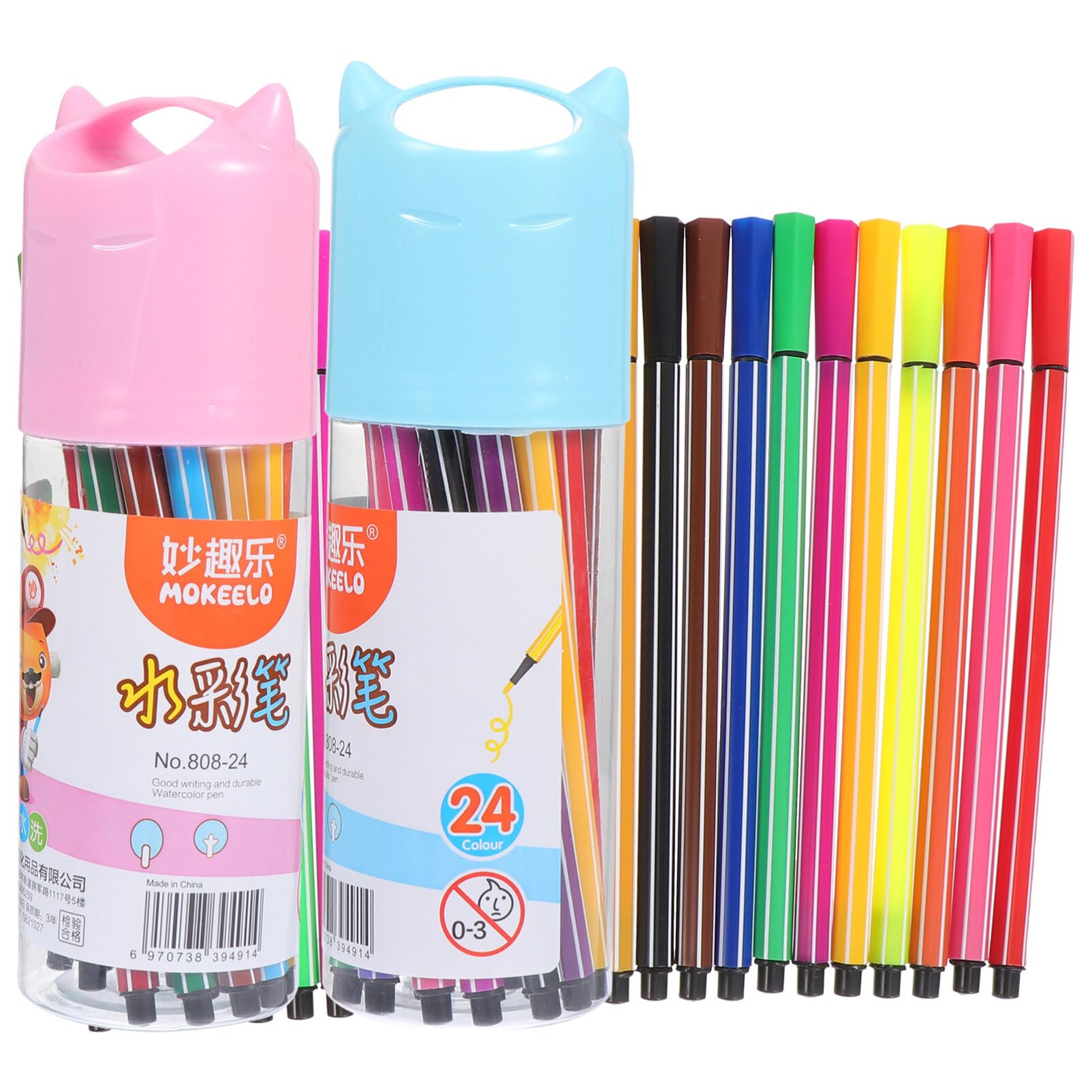10 Sets Ciieeo Brush Pens for Kids - Watercolor Markers, Calligraphy & Drawing Art Supplies, Doodle & Graffiti Pens for School, Preschool Crafts, DIY Painting Projects (Plastic) - Perfect for Classroom, Home Art Activities & Gift Giving