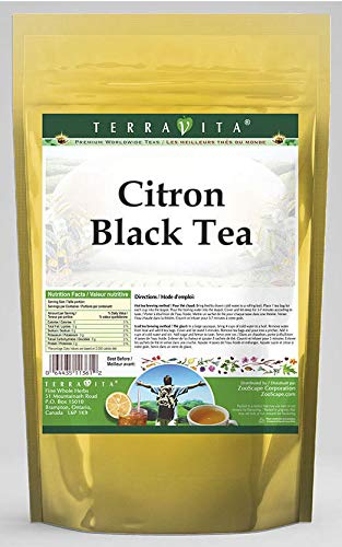 Premium Citron Black Tea Bags - 3 Pack (75 Tea Bags Total) | Refreshing Citrus Flavor | Perfect for Morning Boost, Afternoon Relaxation & Gift Giving