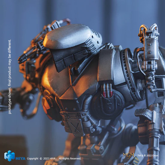 1/18 Scale HIYA 5-inch RoboCop 2 RoboCain Action Figure - Exquisite Mini Collectible Series for Display & Movie Scenes Recreation