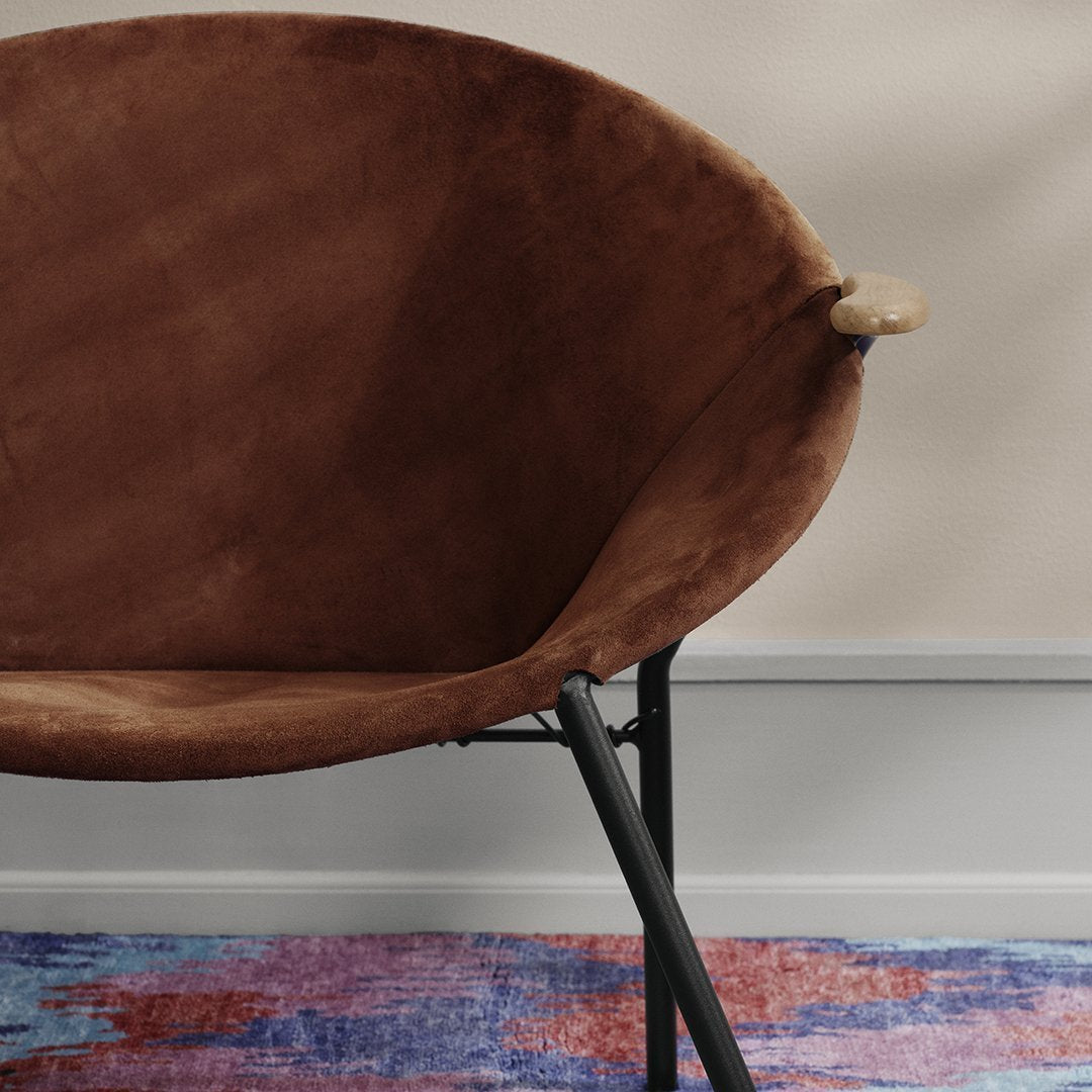 Hans Olsen Balloon Chair - Mid Century Modern Lounge Chair with Warm Nordic Design for Living Room, Lounge, or Office Decor