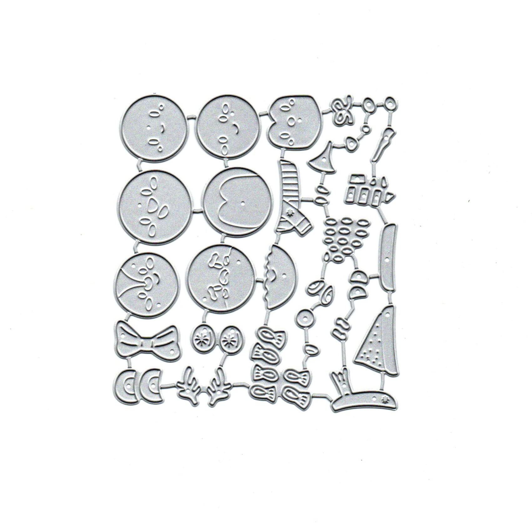 Christmas Ornaments Metal Cutting Dies - DIY Embossing Stencils for Card Making, Scrapbooking & Photo Decoration | Perfect for Holiday Crafts, Greeting Cards and Festive Home Decor