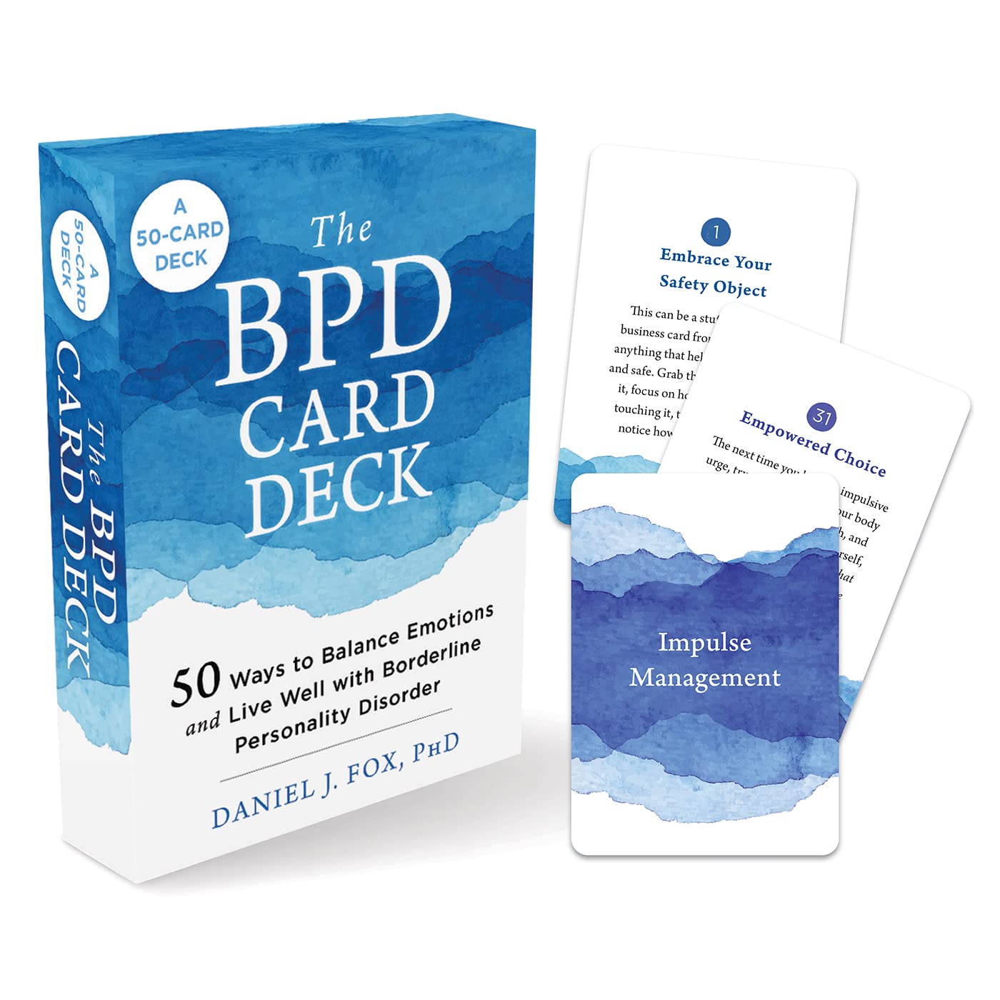 The BPD Card Deck: 50 Ways to Balance Emotions & Manage Borderline Personality Disorder - Daily Coping Skills for Therapy, Self-Care & Emotional Regulation