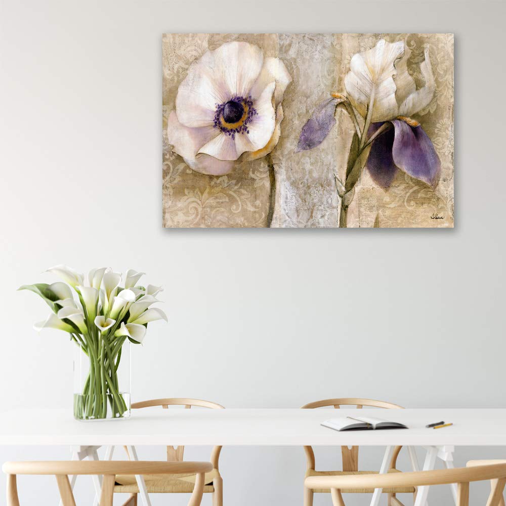 Wall26 - Beautiful Flower Giclee Canvas Wall Art for Bedroom, Living Room & Home Decor - 32x48 Inches - Perfect for Modern Interior Design & Housewarming Gifts
