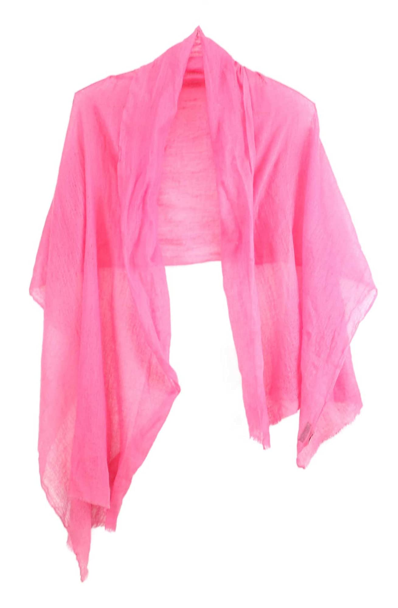 Apercu Women's Purple Lace Fringe Cashmere Scarf - Soft Winter Wrap Shawl for Office, Party & Evening Out