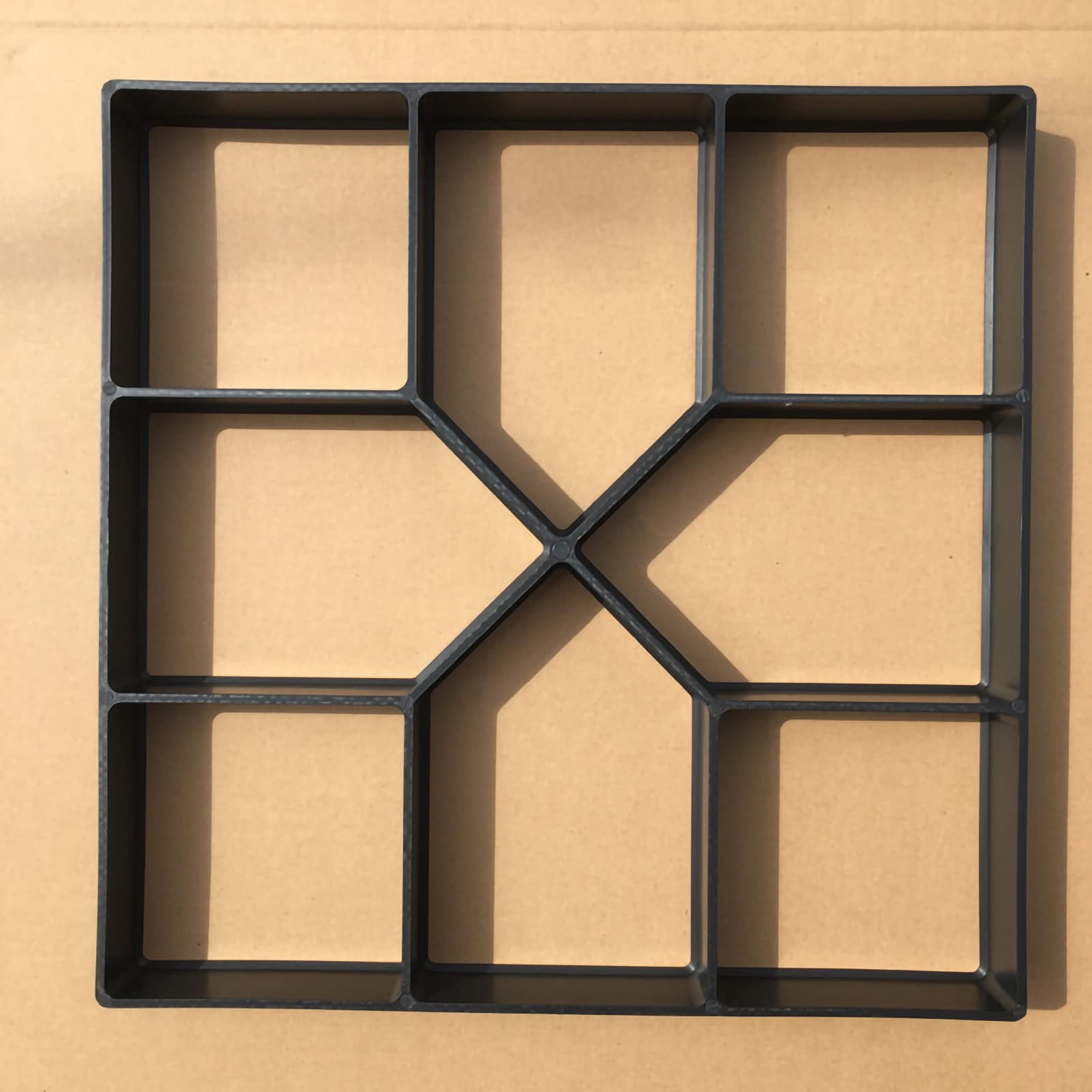 40cm DIY Concrete Paving Stone Molds - Plastic Walkway & Garden Path Maker for Stepping Stones, Patios & Driveways | Perfect for Outdoor Landscaping, Garden Pathways & Backyard Decor