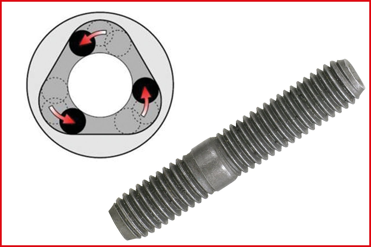 KS Tools 152.1100 Stud Extractor Set - 4pc for Auto Repair