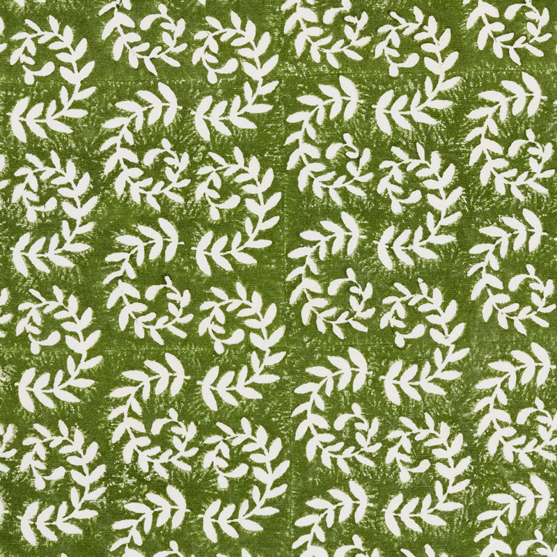 Ashdown Hand Block Printed Khaki Fabric Sample - Premium Cotton Material for DIY Crafts, Home Decor & Fashion Design Projects