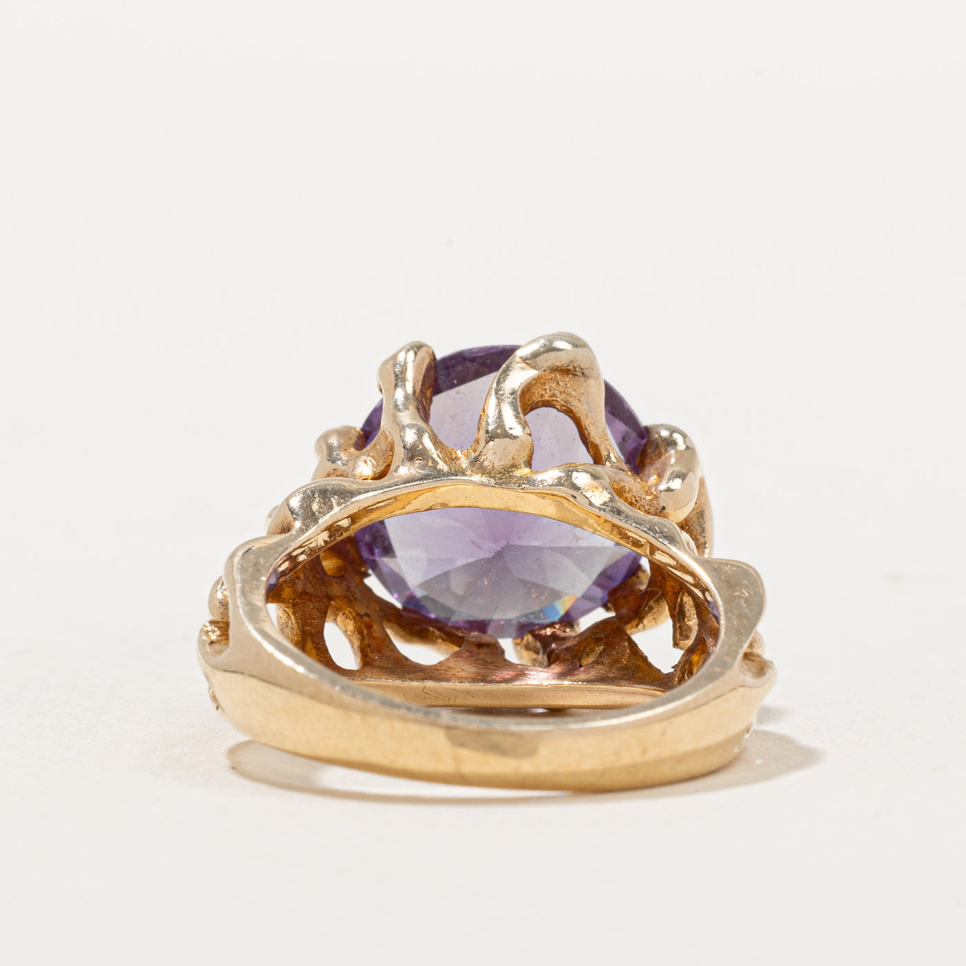 7.00ct Synthetic Color Change Sapphire Cocktail Ring - Size 5.75 | Elegant Evening Wear & Special Occasion Jewelry for Women