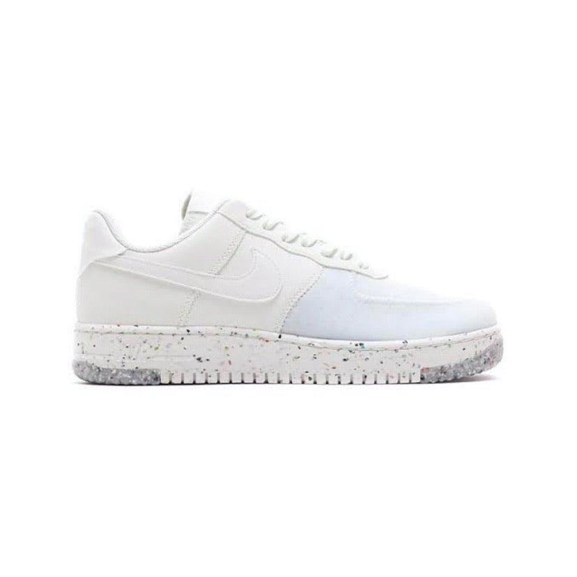 Nike Air Force 1 Recycled Crater Sneakers - Summit White Mens/Womens Shoes - Sustainable Eco-Friendly Design for Casual Wear & Street Style Fashion