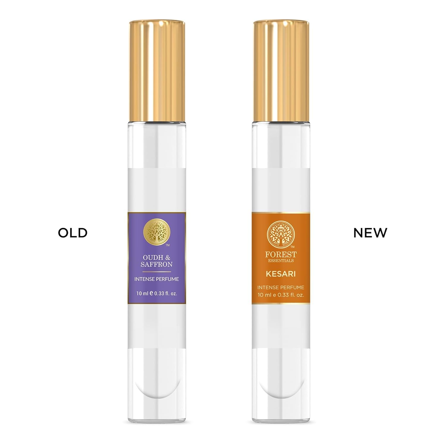Forest Essentials Intense Perfume Lime Saffron Oudh - Long Lasting Natural Luxury Fragrance for Women & Men | Perfect for Date Nights, Special Occasions & Daily Wear