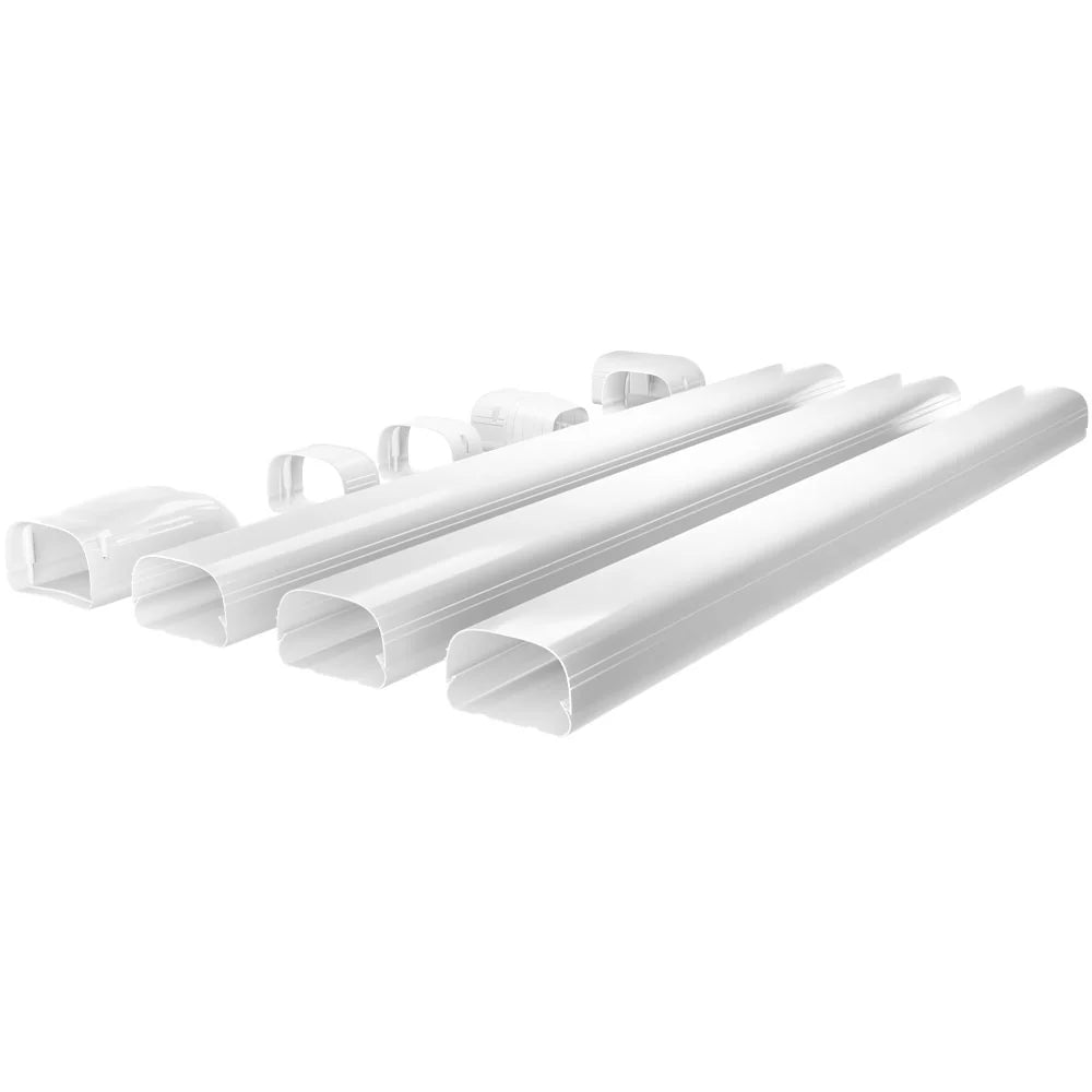 MRCOOL LineGuard 4.5 Complete Line Set Cover Kit - 12 ft HVAC Protection for Outdoor AC Units | Prevents Weather Damage & Extends Lifespan | Perfect for Residential & Commercial Use