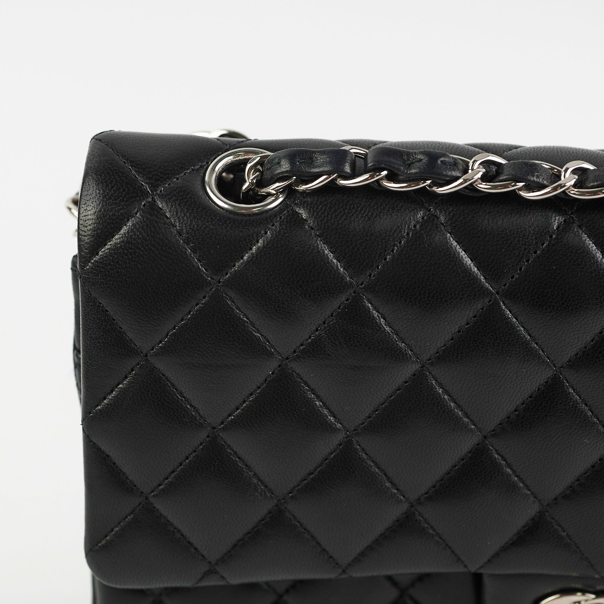 Chanel Medium/Large Classic Double Flap Bag in Black | Timeless Luxury Handbag for Women | Perfect for Work, Evening Events & Special Occasions