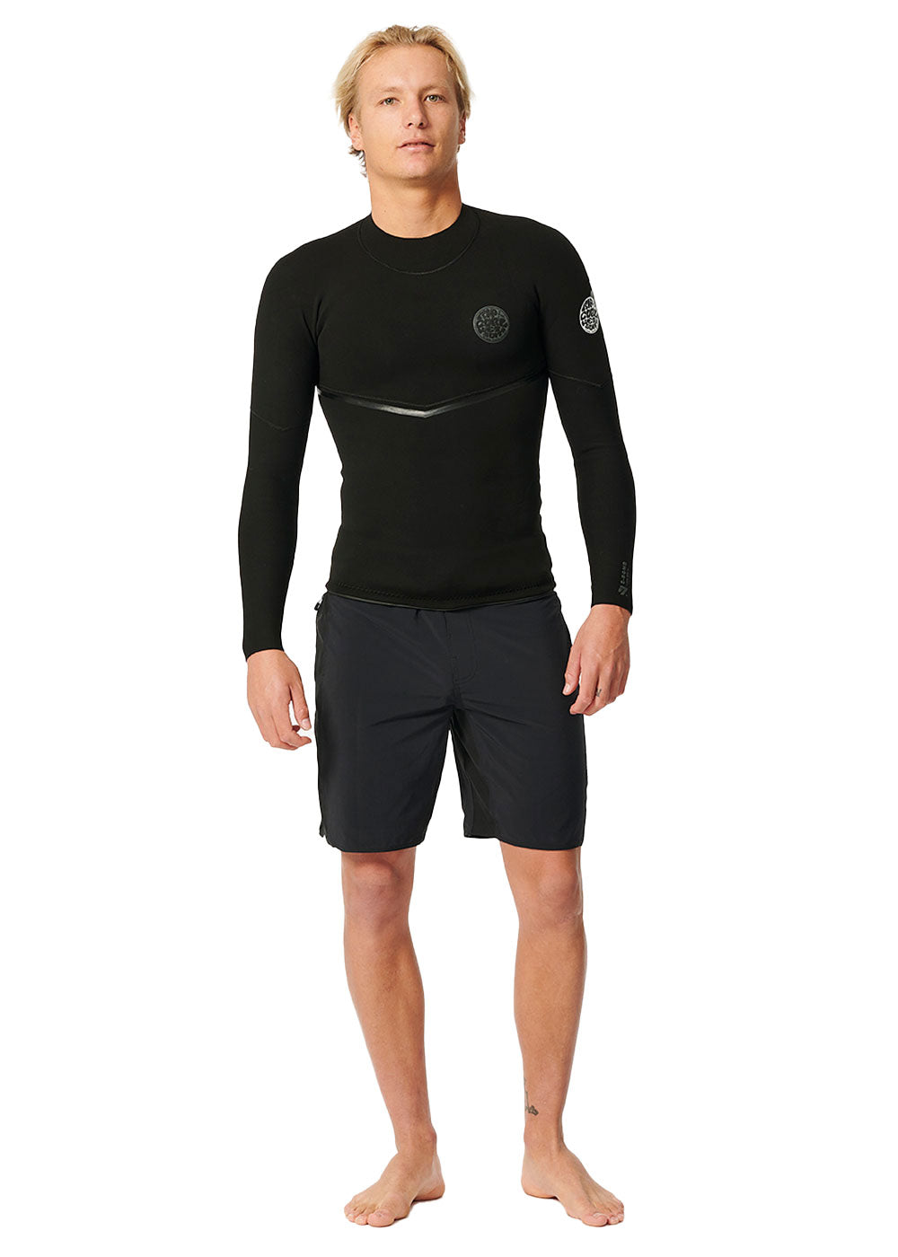 Rip Curl Men's E Bomb 1.5mm GBS Long Sleeve Wetsuit Jacket - Surfing, Diving & Water Sports Thermal Protection