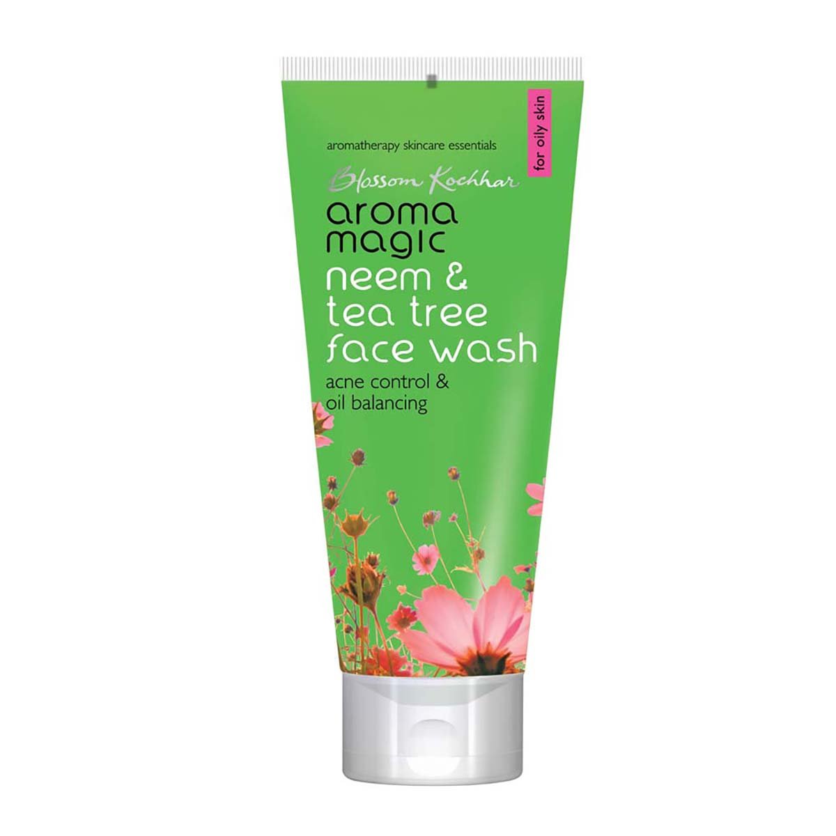 **Aroma Magic Neem & Lavender Face Wash 100ml with SPF 30 Sunscreen Lotion – Natural Skincare for Acne & Sun Protection – Perfect for Daily Cleansing & Outdoor Activities**