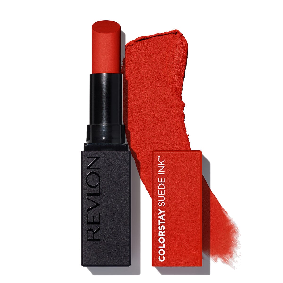 Revlon ColorStay Suede Ink Liquid Lipstick - Long Lasting Matte Lipstick, Shade 014 Spit Fire, Vegan & Cruelty Free - Perfect for Date Night, Parties & Everyday Wear