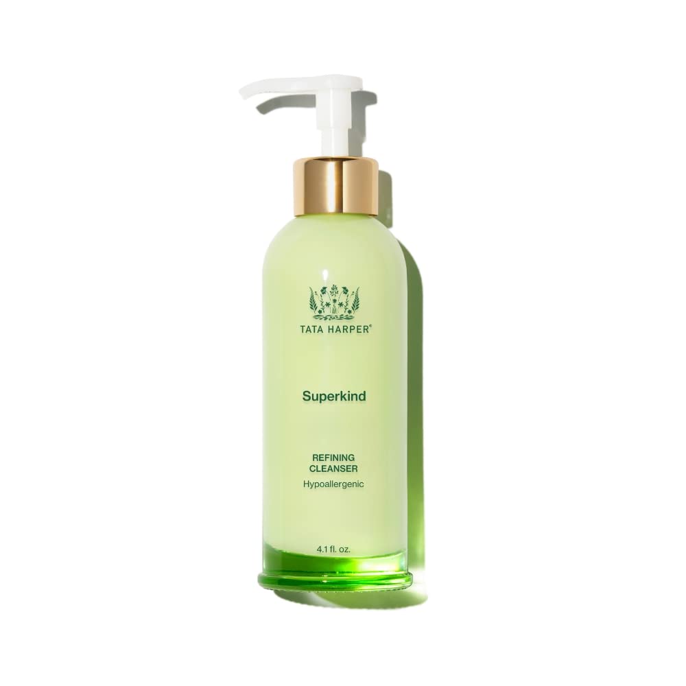 Tata Harper Superkind Reactive Skin 5 Minute Facial Set - Refining Cleanser 125ml & Radiance Mask 30ml | Gentle Skincare for Sensitive Skin, Quick Glow Treatment, At-Home Spa Experience