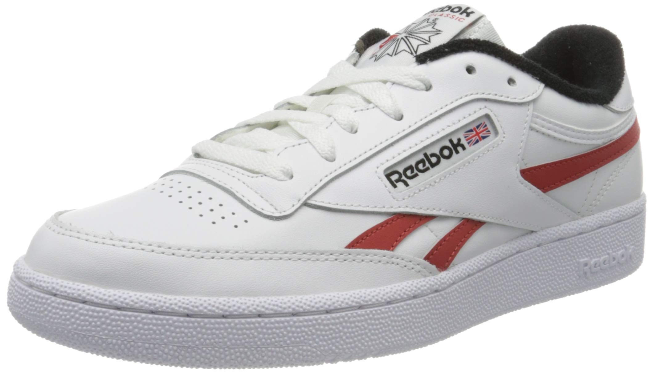Reebok Men's Club C Revenge Mu Gymnastics Shoes - Classic White Leather Sneakers for Men | Comfortable & Durable Training Shoes for Gym, Workouts & Casual Wear