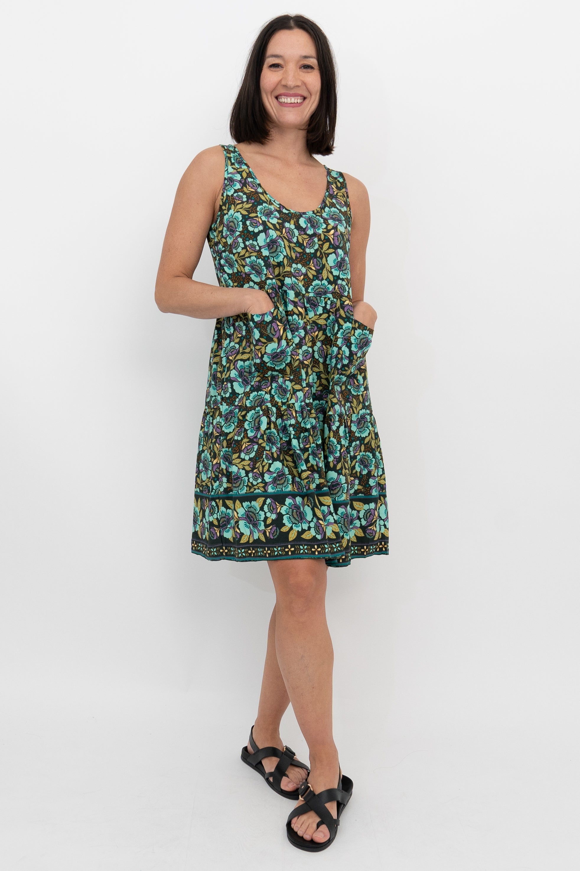Kaya Dress - Elegant Floral Summer Dress for Women | Perfect for Garden Parties, Weddings & Outdoor Events