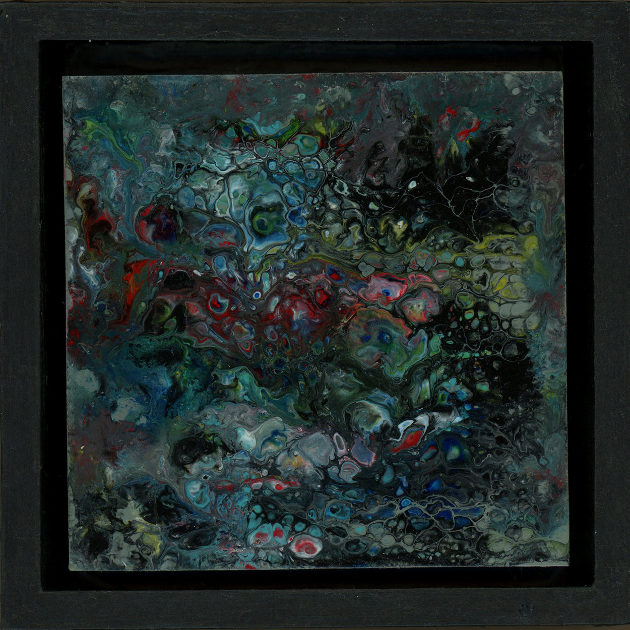 Anthony Ciambella: Framed 4x4 Acrylic on Panel Painting - Perfect for Home Decor, Office Art & Gift Giving