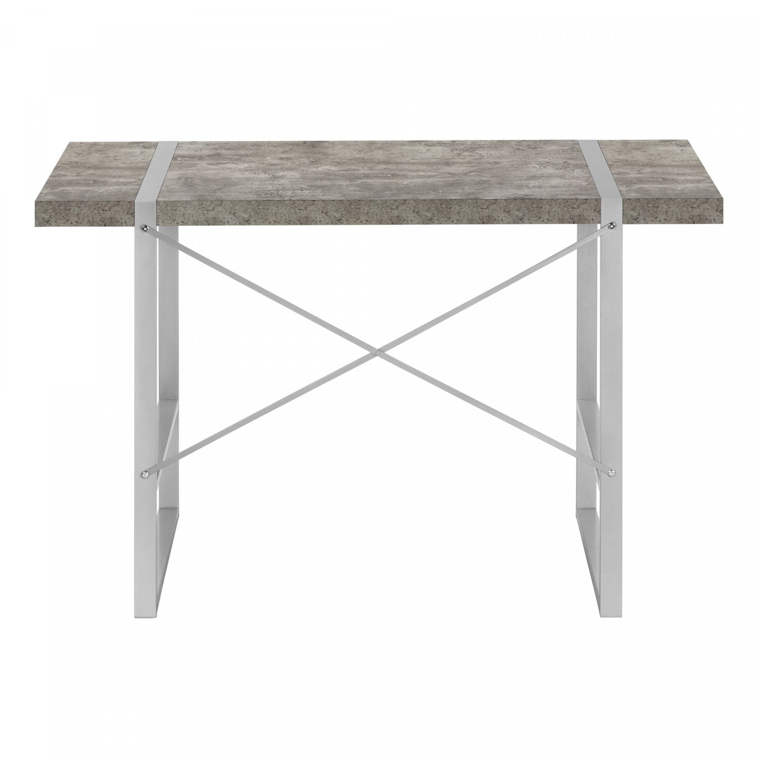 Dray Desk - Modern Concrete Grey Office Desk for Home & Workspace | Ergonomic Design for Productivity & Comfort